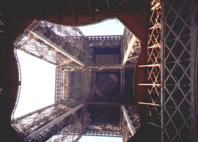 The Underside of the Eiffel Tower